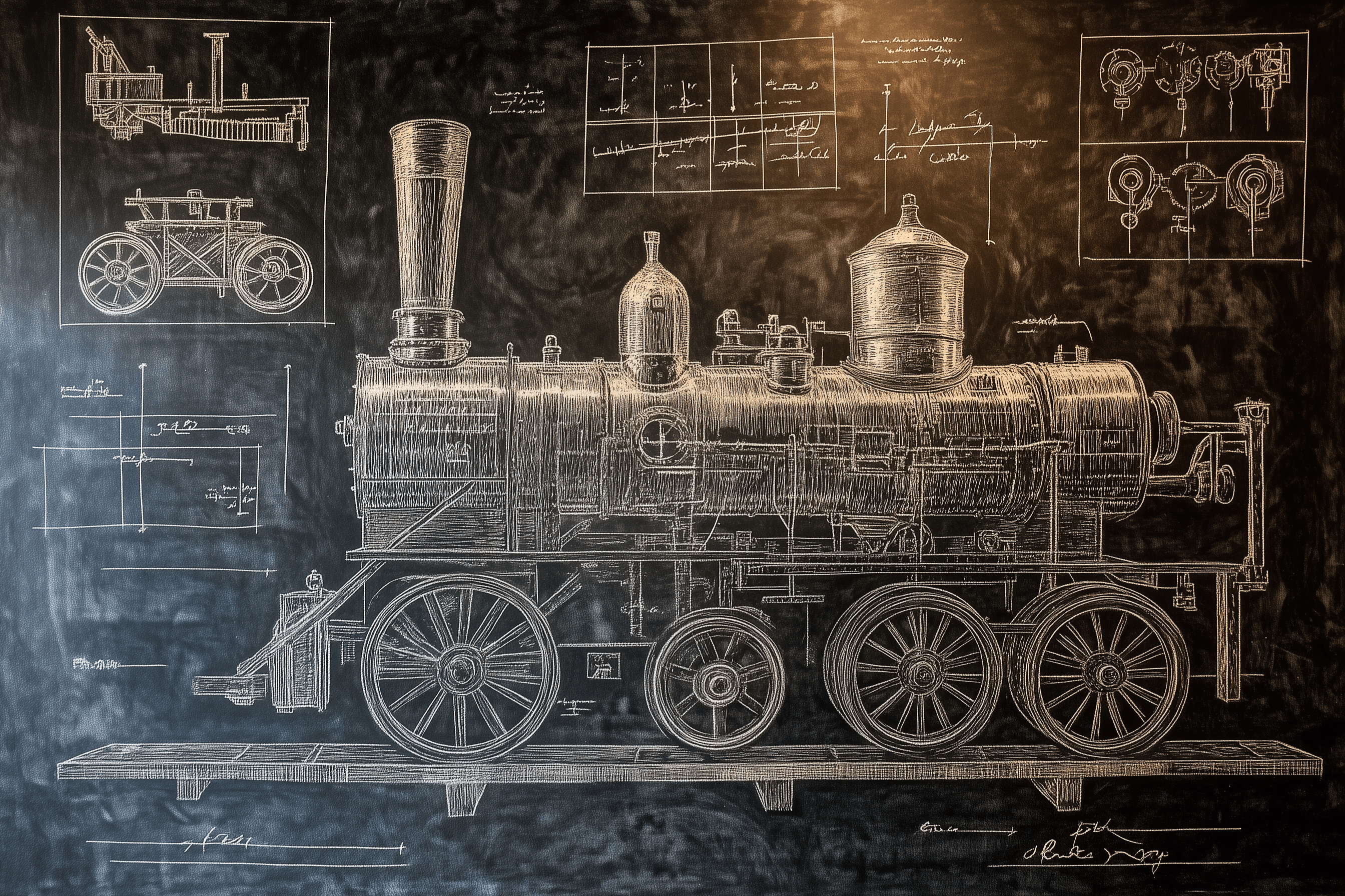 Steam Engine Chalk